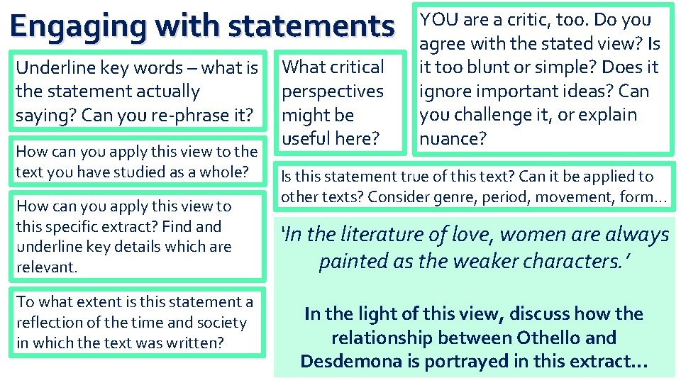 Approaching the Exam Jennifer Webb Funky Pedagogy English