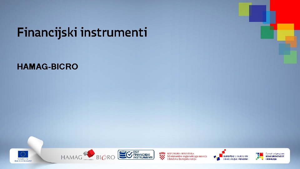 Financijski instrumenti HAMAG-BICRO 