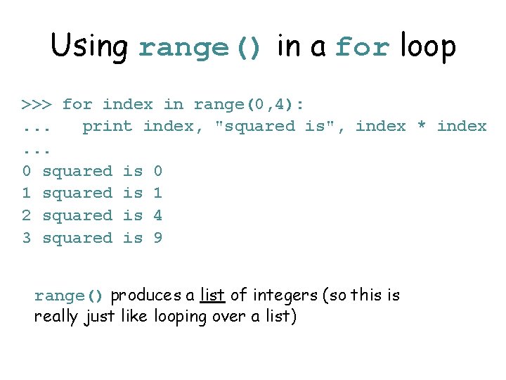 for loops Genome 559 Introduction to Statistical and