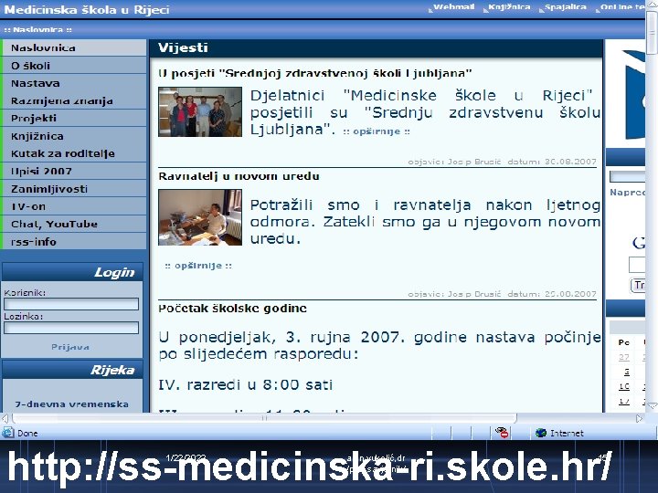 http: //ss-medicinska-ri. skole. hr/ 1/22/2022 alen vukelić, dr /prof. savjetnik/ 15 