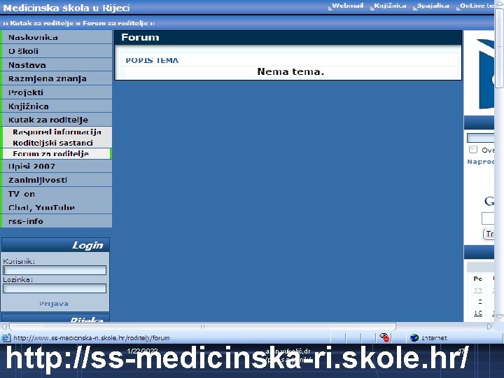 http: //ss-medicinska-ri. skole. hr/ 1/22/2022 alen vukelić, dr /prof. savjetnik/ 17 