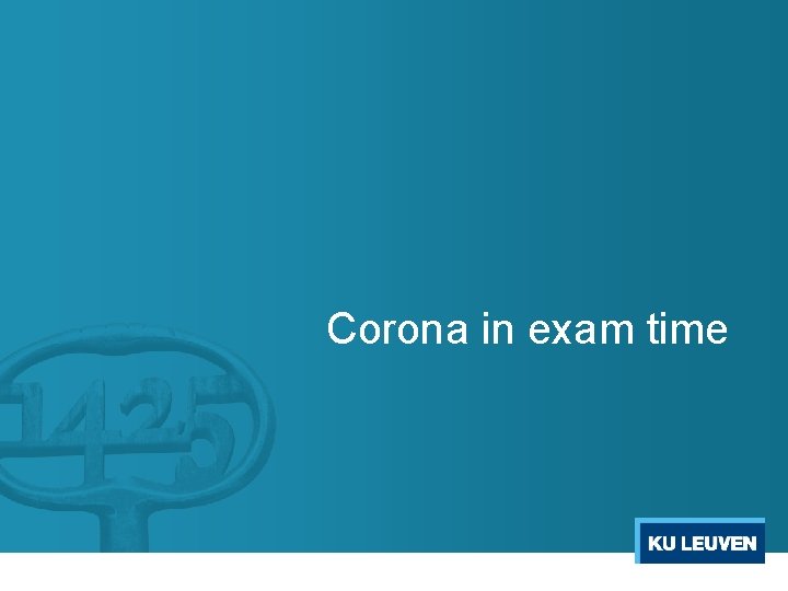 Corona in exam time 