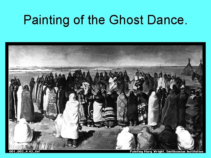 Painting of the Ghost Dance. 