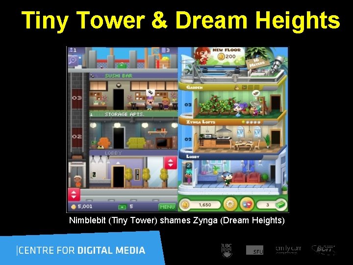 Tiny Tower & Dream Heights Nimblebit (Tiny Tower) shames Zynga (Dream Heights) 