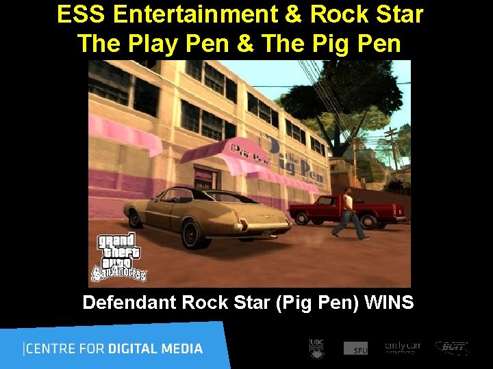 ESS Entertainment & Rock Star The Play Pen & The Pig Pen Defendant Rock