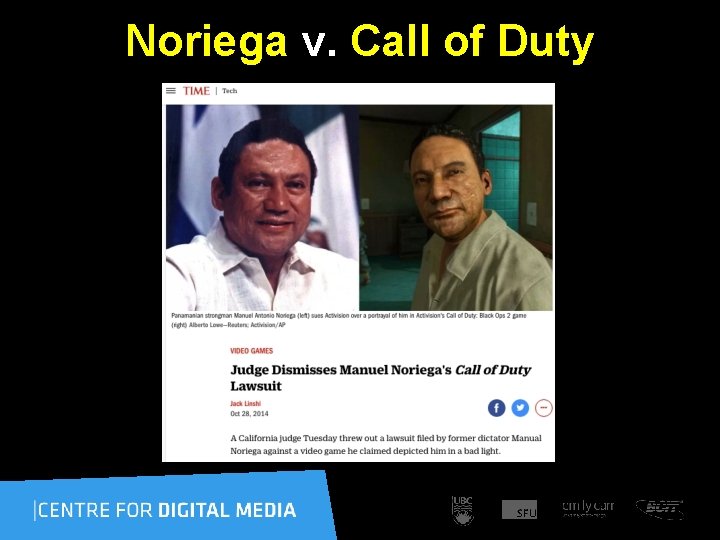 Noriega v. Call of Duty 