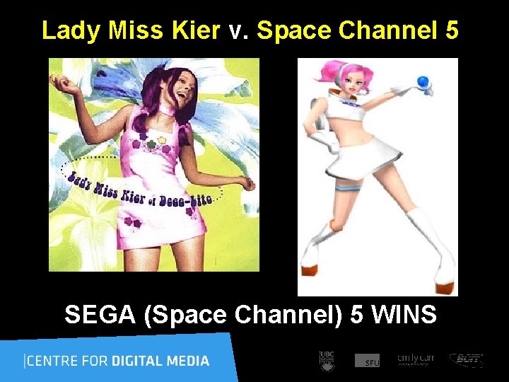 Lady Miss Kier v. Space Channel 5 SEGA (Space Channel) 5 WINS 