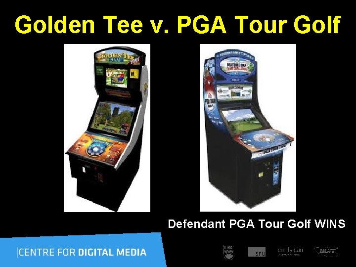 Golden Tee v. PGA Tour Golf Defendant PGA Tour Golf WINS 