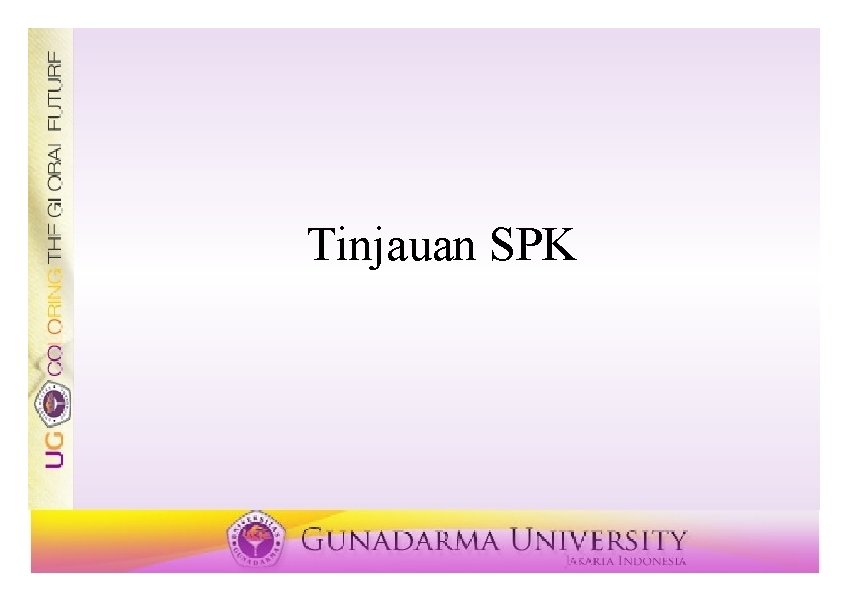 Tinjauan SPK 