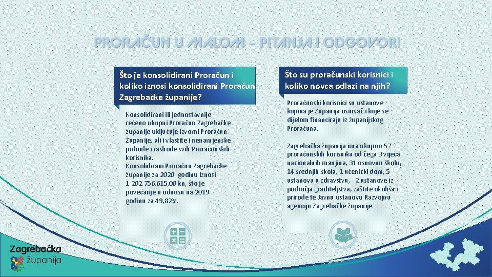 Što je konsolidirani Proračun i koliko iznosi konsolidirani Proračun Zagrebačke županije? Konsolidirani ili jednostavnije