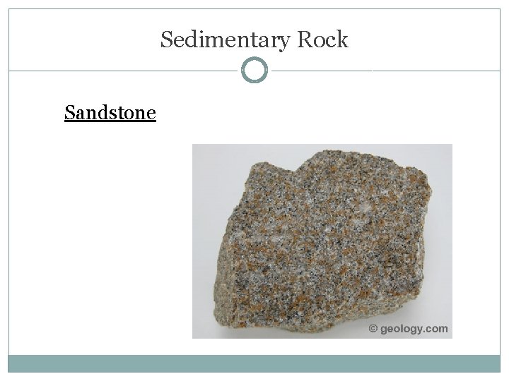 Sedimentary Rock Sandstone 