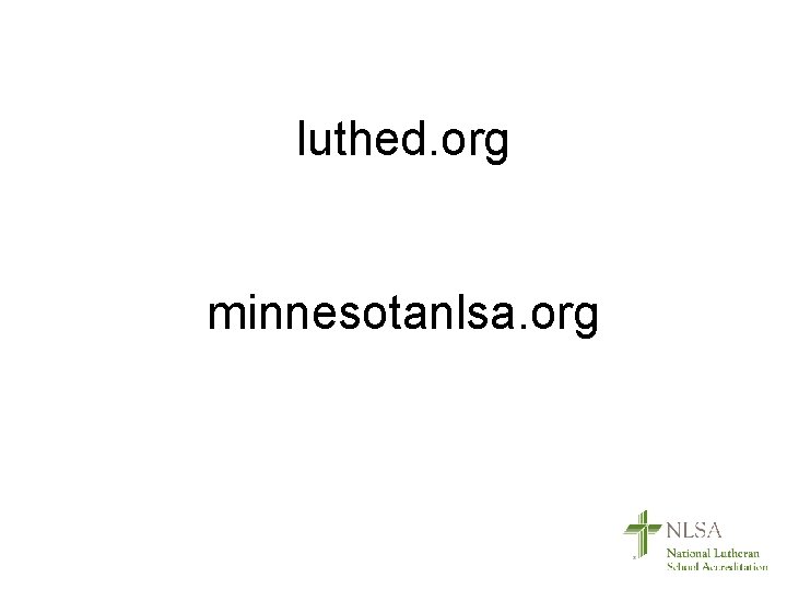 luthed. org minnesotanlsa. org 
