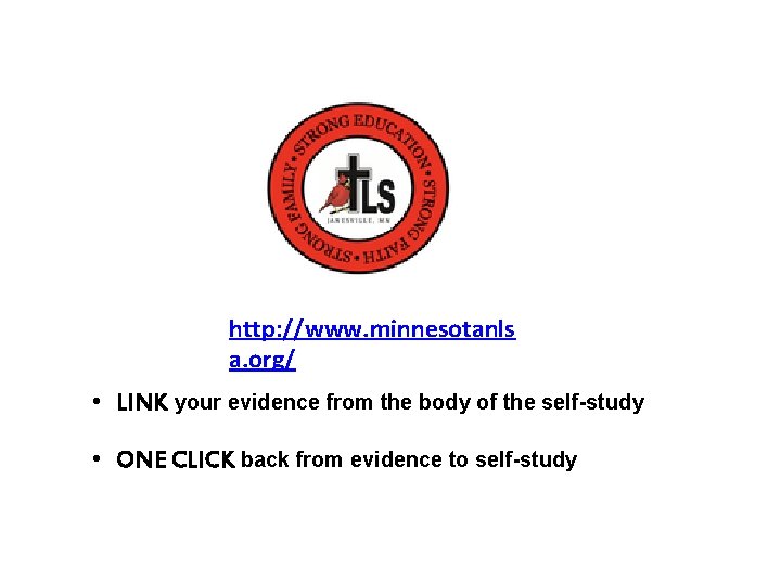 http: //www. minnesotanls a. org/ • LINK your evidence from the body of the