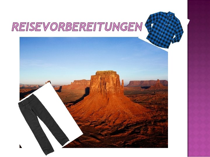 REISEVORBEREITUNGEN 