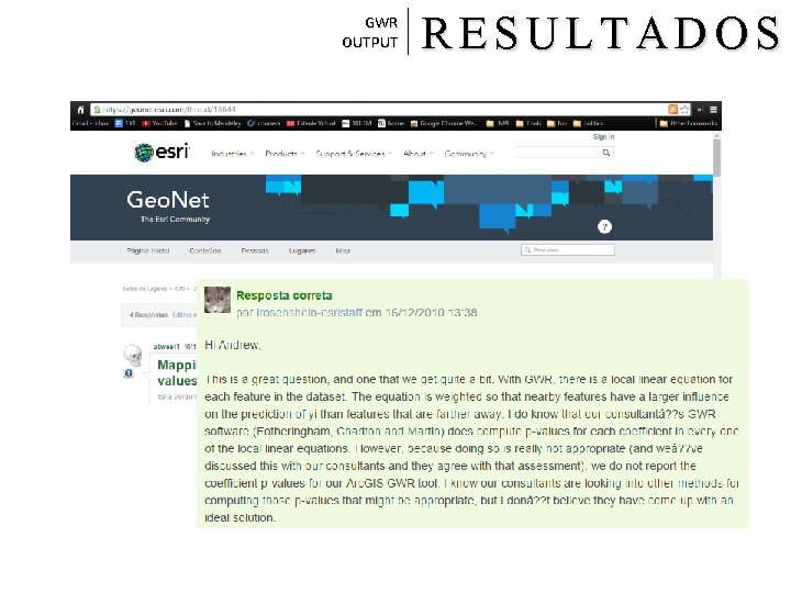 GWR OUTPUT RESULTADOS 