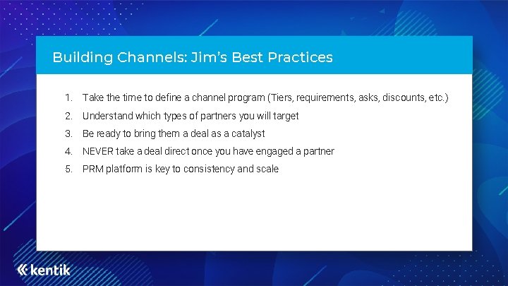 How to Build a Successful Channel from Scratch
