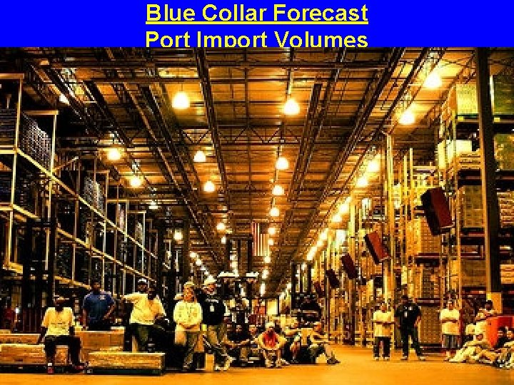 Blue Collar Forecast Port Import Volumes Change In Imported Containers Ports of Los Angeles-Long