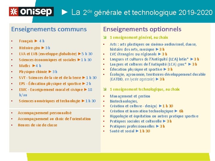 ► La 2 de générale et technologique 2019 -2020 Enseignements communs • Français ► ► La 2 de générale et technologique 2019 -2020 Enseignements communs • Français ►