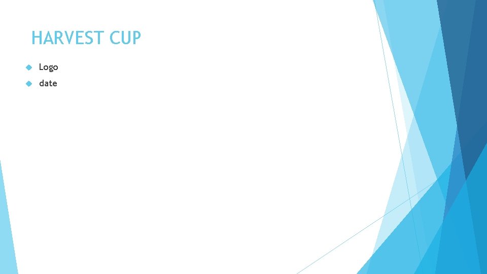 HARVEST CUP Logo date 