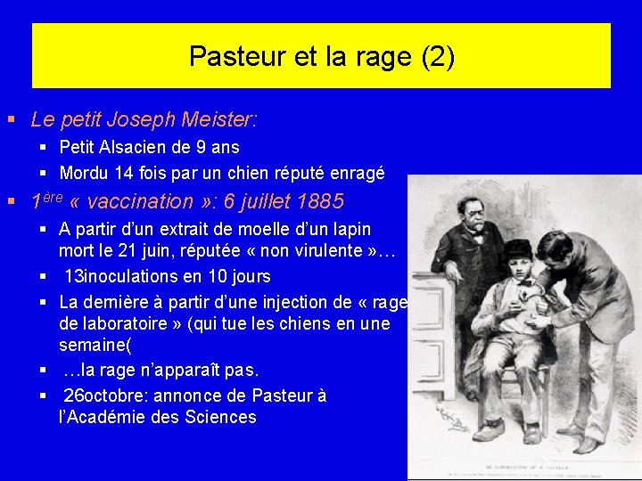 Pasteur et la rage (2) § Le petit Joseph Meister: § Petit Alsacien de