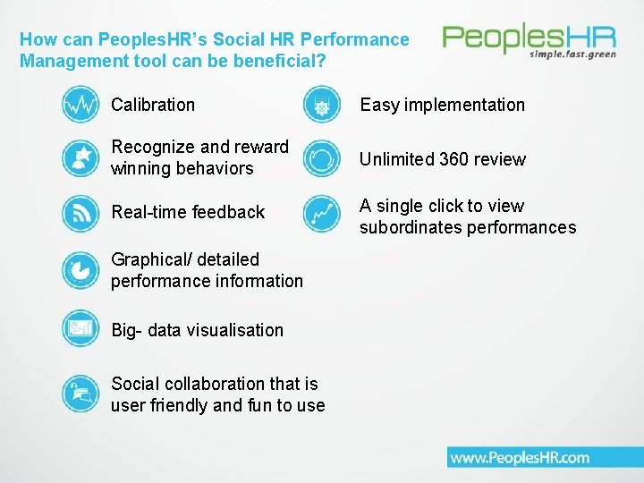 How can Peoples. HR’s Social HR Performance Management tool can be beneficial? Calibration Easy