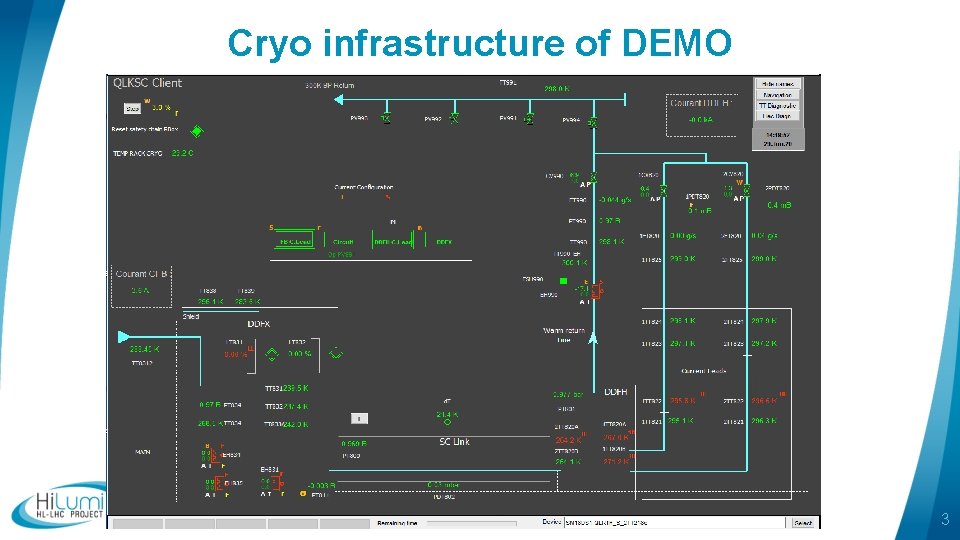 Cryo infrastructure of DEMO 3 