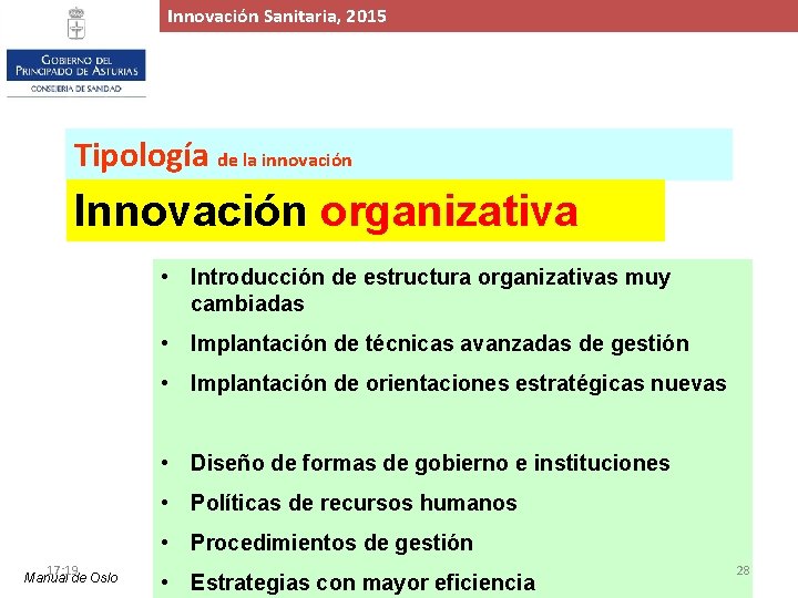 Innovación. Proyecto Sanitaria, de 2015 Ampliación y Mejora del Hospital de Cabueñes, 2015 Tipología