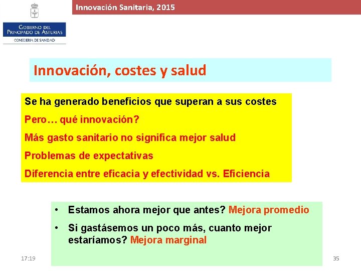 Innovación. Proyecto Sanitaria, de 2015 Ampliación y Mejora del Hospital de Cabueñes, 2015 Innovación,