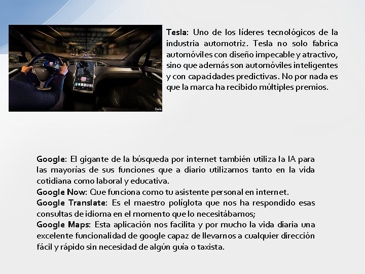 Tesla: Uno de los líderes tecnológicos de la industria automotriz. Tesla no solo fabrica