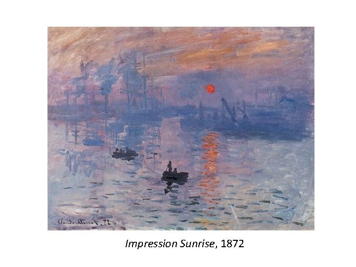 Impression Sunrise, 1872 