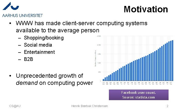 Motivation • WWW has made client-server computing systems available to the average person – Motivation • WWW has made client-server computing systems available to the average person –