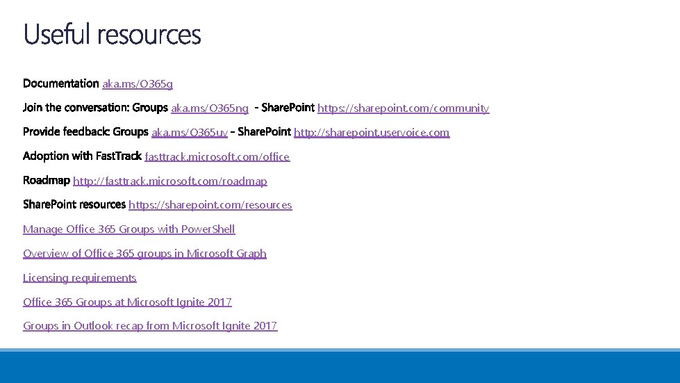 aka. ms/O 365 g aka. ms/O 365 ng aka. ms/O 365 uv fasttrack. microsoft.