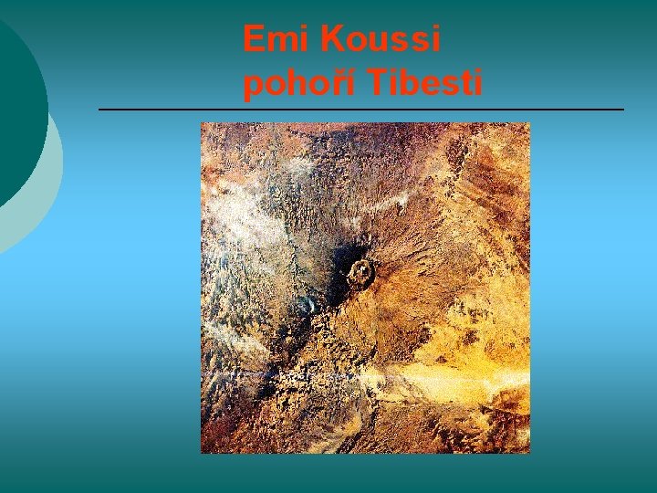Emi Koussi pohoří Tibesti 