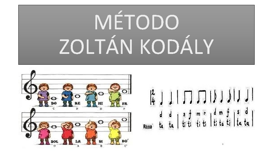 MÉTODO ZOLTÁN KODÁLY 