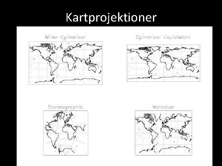 Kartprojektioner 