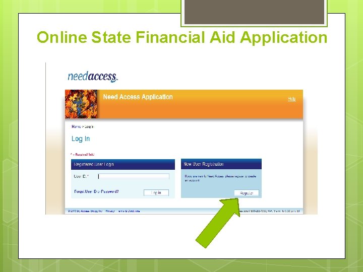 Online State Financial Aid Application 