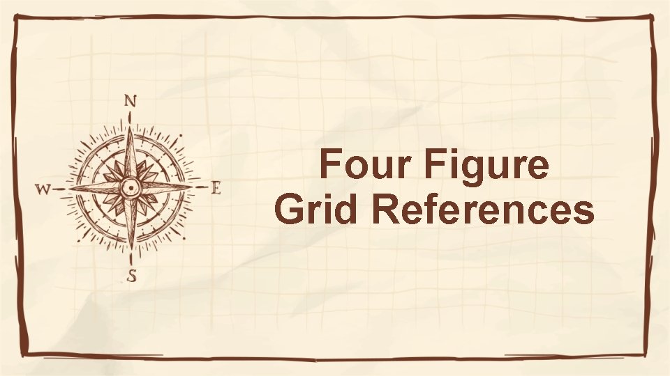 Four Figure Grid References 