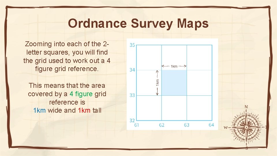 Ordnance Survey Maps Zooming into each of the 2 letter squares, you will find