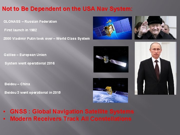 Not to Be Dependent on the USA Nav System: GLONASS – Russian Federation First