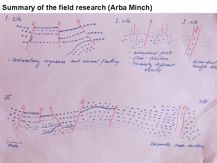 Summary of the field research (Arba Minch) 
