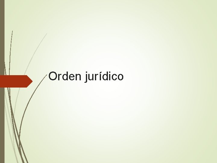 Orden jurídico 