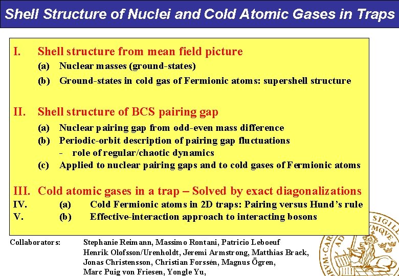 Shell Structure of Nuclei and Cold Atomic Gases in Traps I. Shell structure from