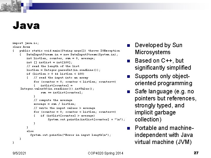 Java import java. io; class Avex { public static void main(String args[]) throws IOException