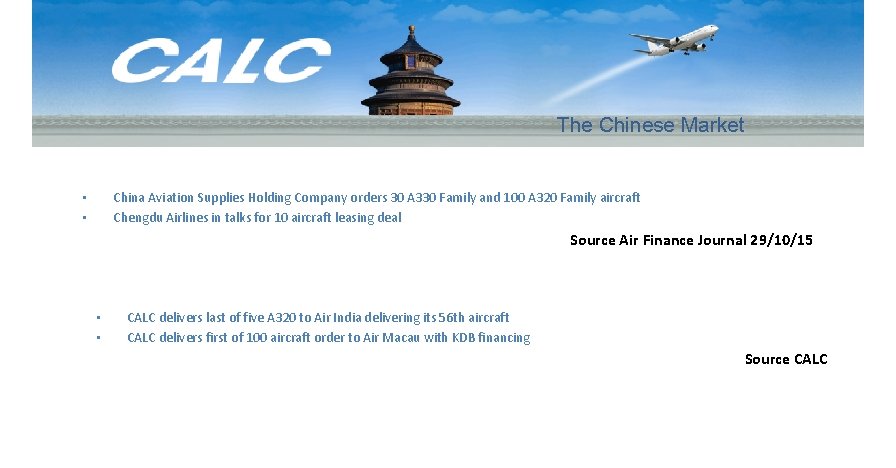 The Chinese Market China Aviation Supplies Holding Company orders 30 A 330 Family and