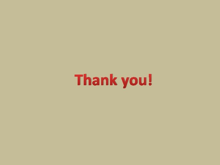 Thank you! Thank you!