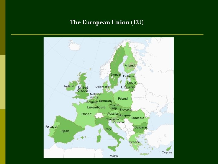 The European Union (EU) 