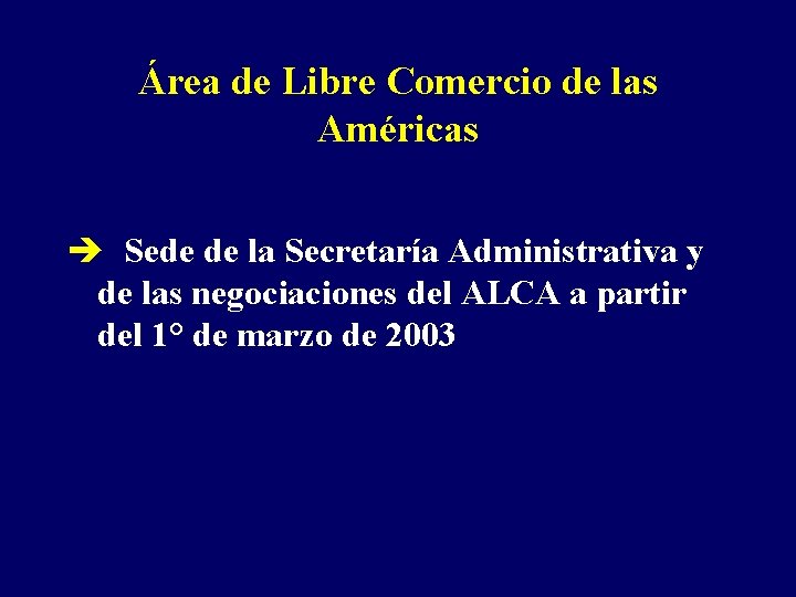 rea de Libre Comercio de las Amricas Finalizar