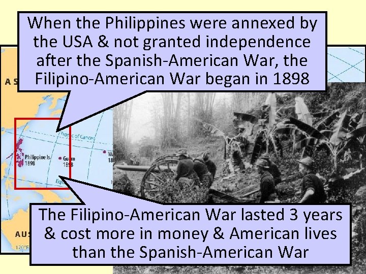 When Philippines were annexed by U. S. the Imperialism: PHILIPPINES the USA & not