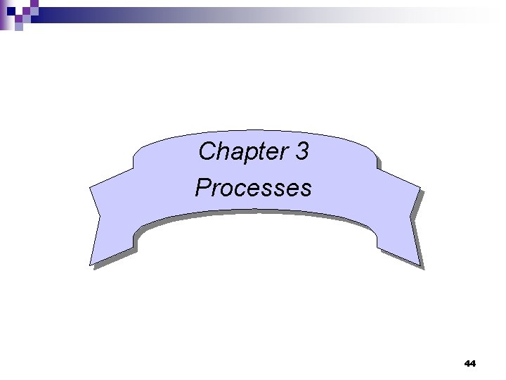 Chapter 3 Processes 44 