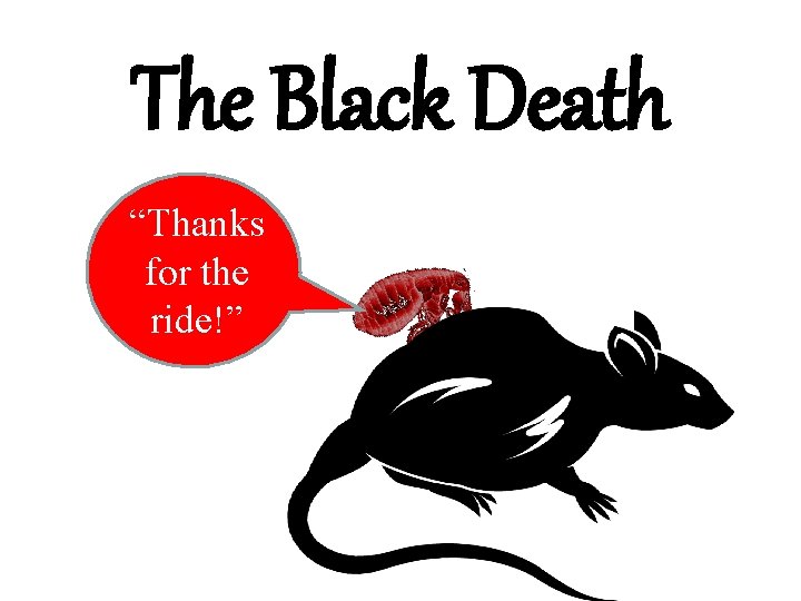 The Black Death “Thanks for the ride!” 